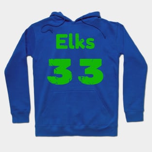 Elk Master 3000 | Oko's Elks Sports Team | Front & Back Print Hoodie